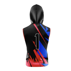 Custom 7v7 Football Uniform Shattered Pattern <b>Compression</b> Hoodie <b>Shorts</b> Set Sublimated Teamwear OEM - Product Image 3