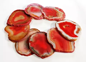 Wholesale Natural Crystal and Gemstone <b>Agate</b> <b>Coaster</b> for Home Decoration Restaurant Hotel Wedding and Gift Furniture Design - Product Image 5