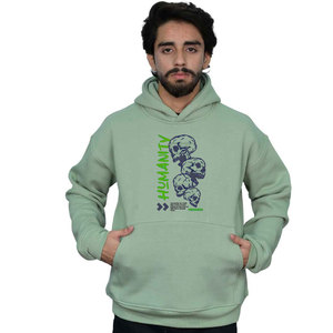 Sudadera con Capucha Rosa para Hombre, Bolsillo Bordado, 100% Algodón Felpa, Estilo Casual, Corte Regular, Ropa de Invierno - Product Image 3