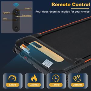 Tapis Roulant da Camminata Effetto Legno 2.5HP, Inclinazione 0.5-4MPH, Capacità 300LBS, per Casa e Ufficio, Esercizio Sotto Scrivania, Design Unico - Product Image 6