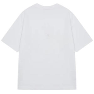 Camiseta Premium para Hombre, 100% Algodón, 230g, Color Blanco Nieve, Cómoda, Informal, Estilo Urbano, Suave y Transpirable - Product Image 3