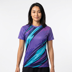 T-shirt personnalisé pour homme, sublimation, col rond, manches courtes, imprimé graphique, respirant, séchage rapide, écologique, streetwear, vêtements de sport - Product Image 3