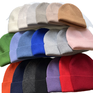Gorros de Punto Acrílicos de Alta Calidad, Gorros con Puño, Mezcla de Lana Merino para Invierno, Unisex - Product Image 2