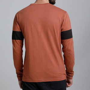 High Quality Full <b>Sleeve</b> <b>T</b> <b>Shirt</b> for <b>Men</b> 100% Cotton Plain Black Clothes Fashion <b>Men's</b> Breathable Round Neck <b>Long</b> <b>Sleeve</b> <b>T</b>-<b>shirt</b> - Product Image 3