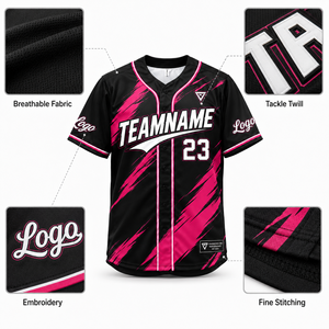Maillots de baseball personnalisés en gros, uniformes d'équipe sublimés avec logo, nom et numéro pour clubs et écoles - Product Image 4
