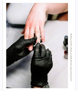 Gants en nitrile jetables OEM ODM, imperméables, sans latex, gants de protection - Product Image 2
