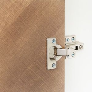 Libreria Industriale a 5 Ripiani con 2 Ante, Scaffale Espositivo da Terra per Ufficio o Soggiorno, Bella Finitura Beige - Product Image 6