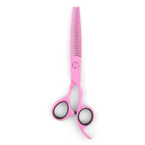 Juego de Tijeras de Peluquería Rosadas para Adelgazar y Cortar el Cabello, Acero Inoxidable Duradero, Cuchillas de Precisión Afiladas, Ideales para Uso Profesional en Salón - Product Image 1