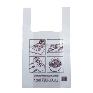 Bolsa de plástico para camisetas con asa de chaleco de uso diario de supermercado para embalaje conveniente - Product Image 5