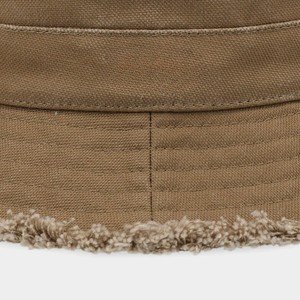 Sombrero de Lona Beige Estilo Nuevo con Bordes Deshilachados, Color Sólido, Unisex, Casual, para Primavera/Verano, 56-58CM, Sombrero de Mezclilla - Product Image 4