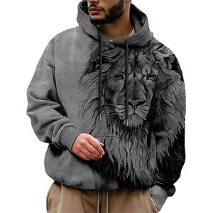 Sudaderas con Capucha de Algodón Grueso de Alta Calidad en Oferta, Sudaderas con Capucha Extra Grandes de Algodón Combinado Estampadas en Blanco 2025, Sudaderas con Capucha Personalizadas de Talla Grande para Hombre - Product Image 1