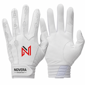 <b>Baseball</b>/Softball Batting <b>Gloves</b> OEM Custom Unisex Professional Leather Hand Protection Custom Printed Custom Color Custom Sizes - Product Image 4