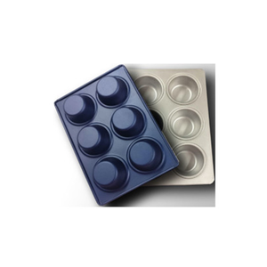 Bandeja para Muffins de Aluminio y Acero de Primera Calidad, Resistente al Horno y a Prueba de Fugas, 0.6 mm, AluSteel 50G, para Uso Industrial - Product Image 1