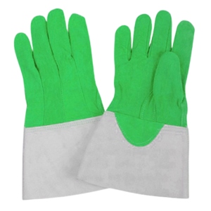 Gants de sécurité en cuir de vachette pleine fleur, ignifuges et antistatiques, pour la construction industrielle et le barbecue - Product Image 4