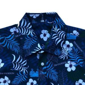 Sustainable Supply Men's Casual Hawaiian Print Short Sleeve Button <b>Down</b> Shirts Breathable Quick Dry Beach Summer Mens Shirts - Product Image 3