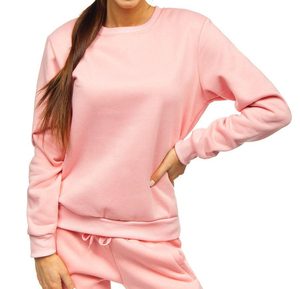 Conjunto Deportivo de Felpa para Mujer, 2 Piezas, con Logotipo Personalizado, 100% Algodón, Corte Regular, con Cordón Ajustable, Novedad 2026 - Product Image 5