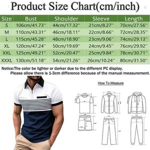T-shirt à manches courtes respirant pour homme, printemps et été, couleur unie, col boutonné, poche, chemise de base, polos pour hommes - Product Image 3