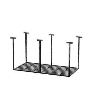 Heavy Duty 3x6 Overhead Garage Storage Rack 750LBS Ceiling Mounted Adjustable Racks 750LBS Black Shelves - Product Image 2