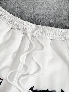 Conjuntos deportivos de 2 piezas para hombre con estampado de lunares, sudaderas con capucha y cremallera, y pantalones deportivos holgados - Product Image 4