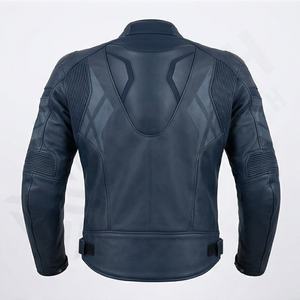 Chaqueta de Motociclista de Cuero Genuino para Hombre de la Mejor Calidad, Nueva Colección de Invierno, Chaquetas de Motocicleta con Protecciones Desmontables Personalizadas - Product Image 2