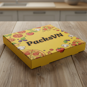 กล่องพิซซ่าแบบกำหนดเองที่เป็นมิตรกับสิ่งแวดล้อมสำหรับบรรจุภัณฑ์ส่งพิซซ่าและโซลูชั่นบรรจุภัณฑ์อาหาร - Product Image 5