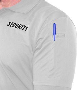 Polo de Seguridad de Manga Corta, Camisa de Uniforme Ligera, Camisa de Manga Corta para Personal de Eventos, Patrulla en Bicicleta - Product Image 5
