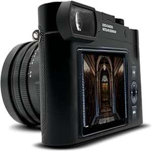 Cámara Digital Negra Q3 de 60 MP Totalmente Nueva con Lente Zoom, Resistente al Agua, sin Espejo, Resolución de Video de 1080p, Sensor CMOS - Product Image 1