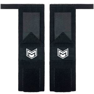 Muñequeras de entrenamiento de gimnasio con logotipo personalizado al por mayor, correa de levantamiento de pesas para entrenamiento de fuerza resistente para uso deportivo - Product Image 4