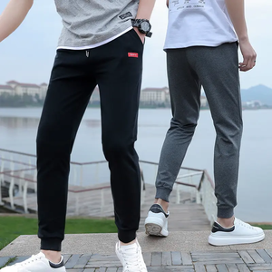 Breathable <b>Stretch</b> Sweatpants Jogger Pants Casual Streetwear Business <b>Men's</b> Customized Color Logo Polyester/Cotton Drawstring - Product Image 6