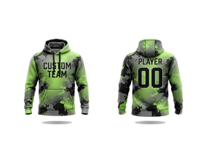 Custom Team Sublimation <b>Hoodie</b> Personalized <b>Name</b> Number Pullover Sportswear - Product Image 2