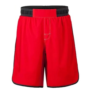 Shorts MMA pour homme, noir et jaune, impression par sublimation, évacuation de l'humidité, coupe classique, vêtements de sport - Product Image 3