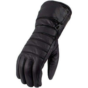 Premium <b>Black</b> Genuine <b>Leather</b> <b>Gloves</b> for <b>Men</b> Winter Warm Soft <b>Leather</b> Hand <b>Gloves</b> with Extended Cuff Stylish Outdoor Fashion - Product Image 2