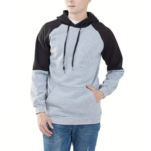Sweat à capuche pour homme avec poche kangourou, 100% coton molletonné, décontracté, hiver, séchage rapide, respirant, coupe classique, fabrication Stonefield - Product Image 2