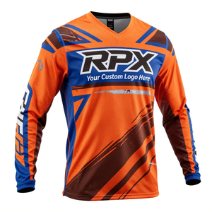 Maillot de course personnalisé en polyester pour motocross, maillot de course de qualité supérieure pour moto tout-terrain, maillots de motocross pour adultes - Product Image 1