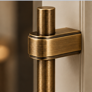 Tirador de Puerta Cuadrado Moderno con Acabado Dorado, Tirador Largo y Recto para Muebles - Product Image 5