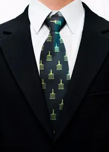 Corbata Masónica 2026 Nueva de Alta Calidad, 100% Seda Tejida, Caballeros Templarios, Personalizada, para Hombre - Product Image 2