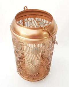<b>Copper</b> Latest metal hurricane <b>lantern</b> candle holder light Outdoor decor living room Christmas Easter Gift decor living room - Product Image 4