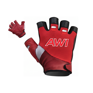 Guantes Deportivos Unisex de Medio Dedo, Rojos, Transpirables, Antideslizantes, para Levantamiento de Pesas, Entrenamiento en Gimnasio, con Soporte para Muñeca - Product Image 4