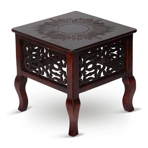 Exclusively Designed Wooden End <b>Table</b> | Coffee <b>Table</b> | Side <b>Table</b> |Small Wooden <b>Table</b> for Living Room & Bedroom Home <b>Decor</b> - Product Image 1