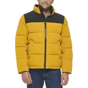 Fashionable Winter <b>Warm</b>-Up Breathable <b>Waterproof</b> Hooded Filled <b>Jacket</b> Corduroy Fabric Zipper Closure Windproof Puffer <b>Jacket</b> - Product Image 1