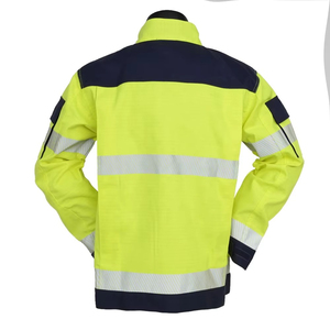 High Visibility Work <b>Jacket</b> <b>Men</b> <b>Reflective</b> Safety Outerwear Manufacturer Supplier <b>Men</b> <b>Reflective</b> Construction <b>Jacket</b> - Product Image 2