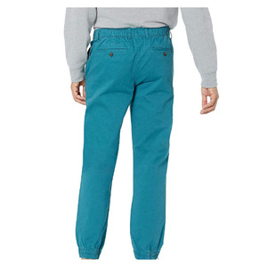 Custom Logo printing <b>Men's</b> Elastic Waist Canvas Pants Breathable Quick Dry Anti-Pilling Eco-Friendly regular fit <b>men</b> sweatpants - Product Image 2