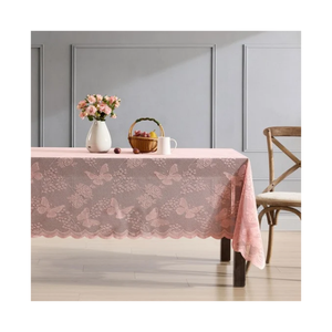 Rectangular Floral Cotton Linen <b>Tablecloth</b> Nordic Style Washable Home Use <b>Green</b> Printed Pattern Classic Handmade Table Covers - Product Image 2
