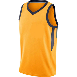 Maillot de basket unisexe sans manches à col rond, en maille polyester/coton respirante, imprimé personnalisé pour équipe, toutes saisons - Product Image 3