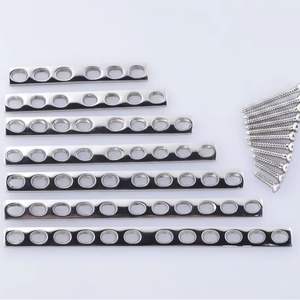 Plaques de fixation osseuse LC-DCP en acier chirurgical 3,5 mm, 4 à 14 trous avec jeu de vis cortex pour la réparation des fractures - Product Image 1