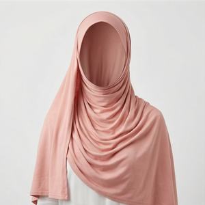Colección Premium de Hijabs para Mujer, 2 Piezas, Pañuelo Suave de Modal Tejido de Bambú, Juego de Gorros, Moda Modesta, Elegantes Pañuelos para la Cabeza - Product Image 1
