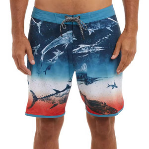 Shorts de bain pour hommes à imprimé poisson 3D personnalisé, séchage rapide, pour la plage, la pêche, le surf, respirants, décontractés, pour l'entraînement - Product Image 2
