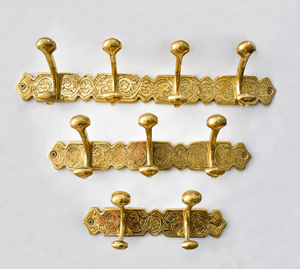 Brass Flower Design <b>Wall</b> Hangers for Coat Keys Clothing Home Living Room Decorations Accessory With Wholesale Supplier - Product Image 3