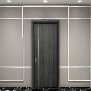 Puertas Interiores Modernas de Polímero Rústico, Personalizables, con Acabado Liso, Impermeables, Aislantes del Sonido, Resistentes a la Humedad, para Dormitorio - Product Image 2