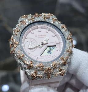 Reloj de Lujo Unisex de Acero Inoxidable con Diamantes, 42 mm, Analógico, Mecánico, con Fecha, Alta Calidad, Resistente al Agua 3BAR, Alarma, GPS - Product Image 3